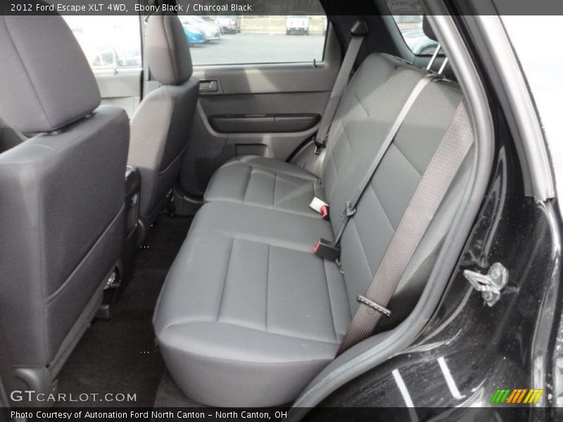 Ebony Black / Charcoal Black 2012 Ford Escape XLT 4WD