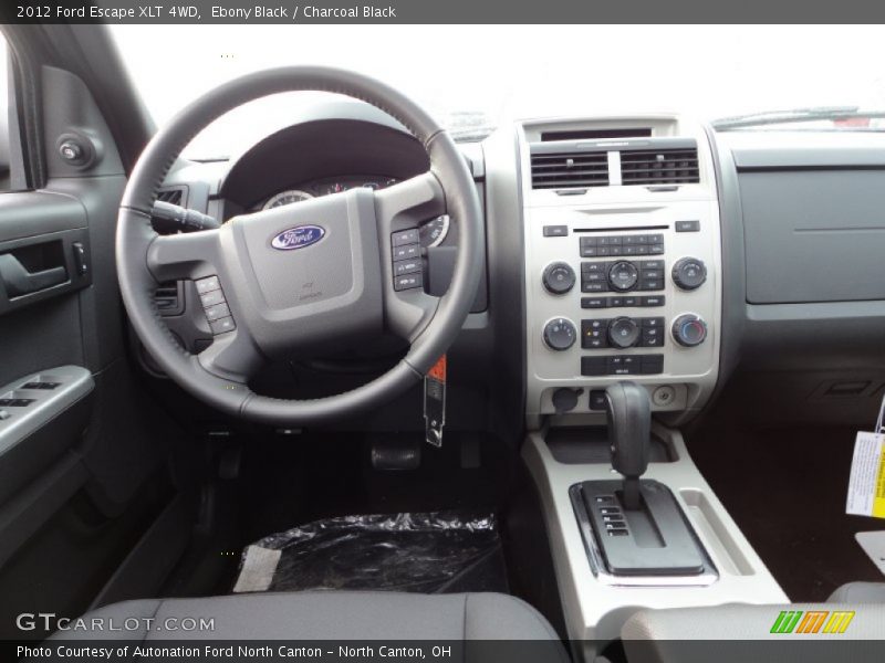 Ebony Black / Charcoal Black 2012 Ford Escape XLT 4WD