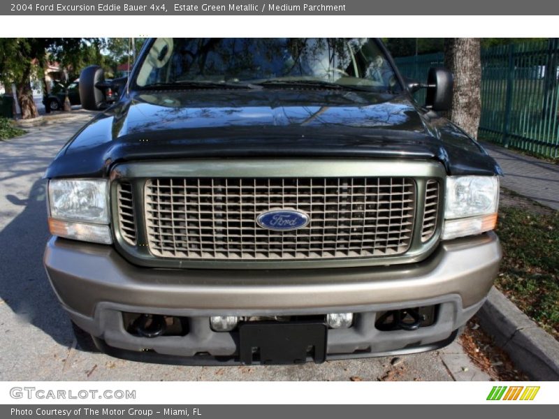 Estate Green Metallic / Medium Parchment 2004 Ford Excursion Eddie Bauer 4x4