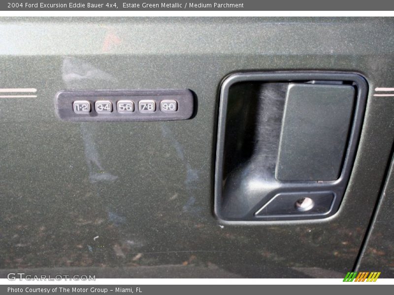 Estate Green Metallic / Medium Parchment 2004 Ford Excursion Eddie Bauer 4x4