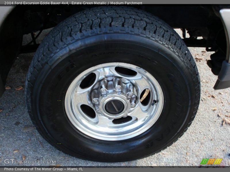 Estate Green Metallic / Medium Parchment 2004 Ford Excursion Eddie Bauer 4x4