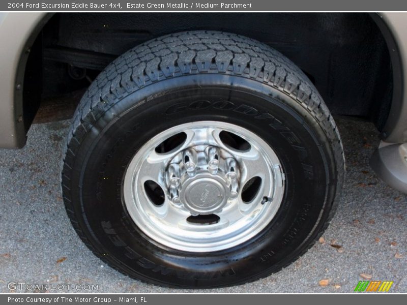 Estate Green Metallic / Medium Parchment 2004 Ford Excursion Eddie Bauer 4x4
