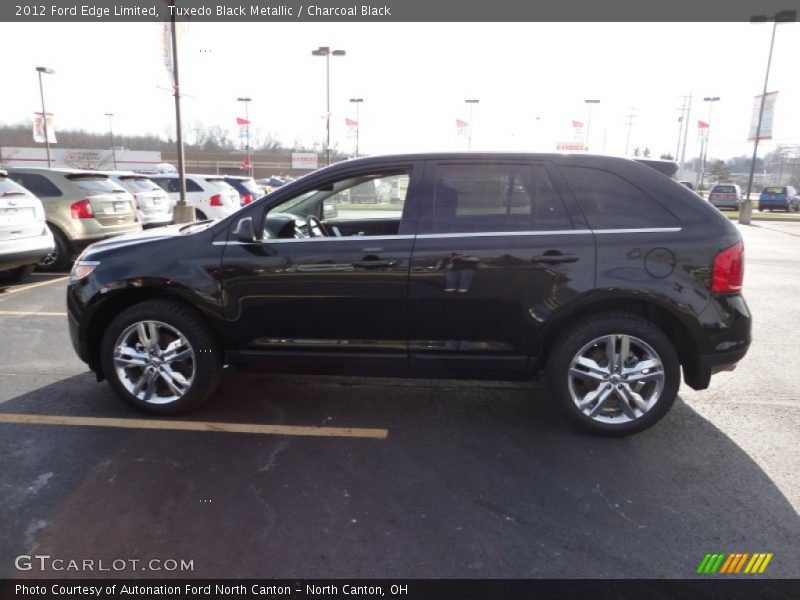 Tuxedo Black Metallic / Charcoal Black 2012 Ford Edge Limited