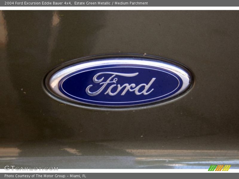 Estate Green Metallic / Medium Parchment 2004 Ford Excursion Eddie Bauer 4x4