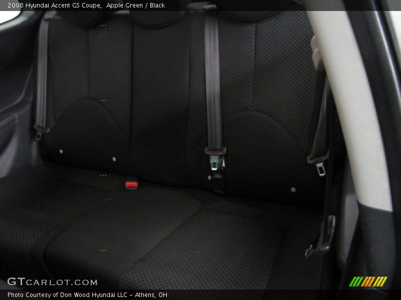 Apple Green / Black 2008 Hyundai Accent GS Coupe