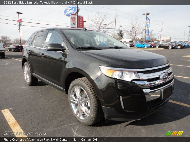 Tuxedo Black Metallic / Charcoal Black 2012 Ford Edge Limited