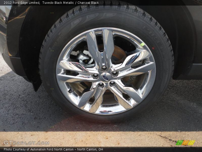 Tuxedo Black Metallic / Charcoal Black 2012 Ford Edge Limited
