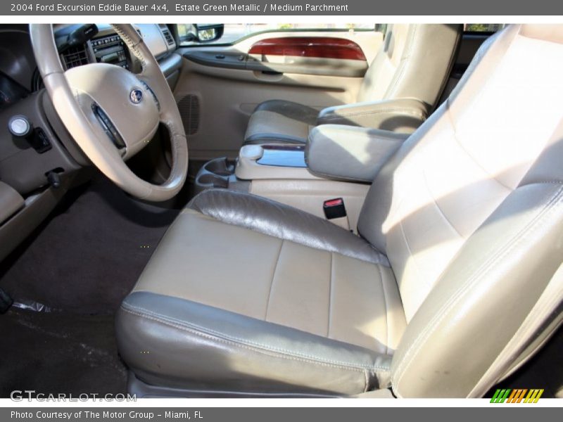Estate Green Metallic / Medium Parchment 2004 Ford Excursion Eddie Bauer 4x4