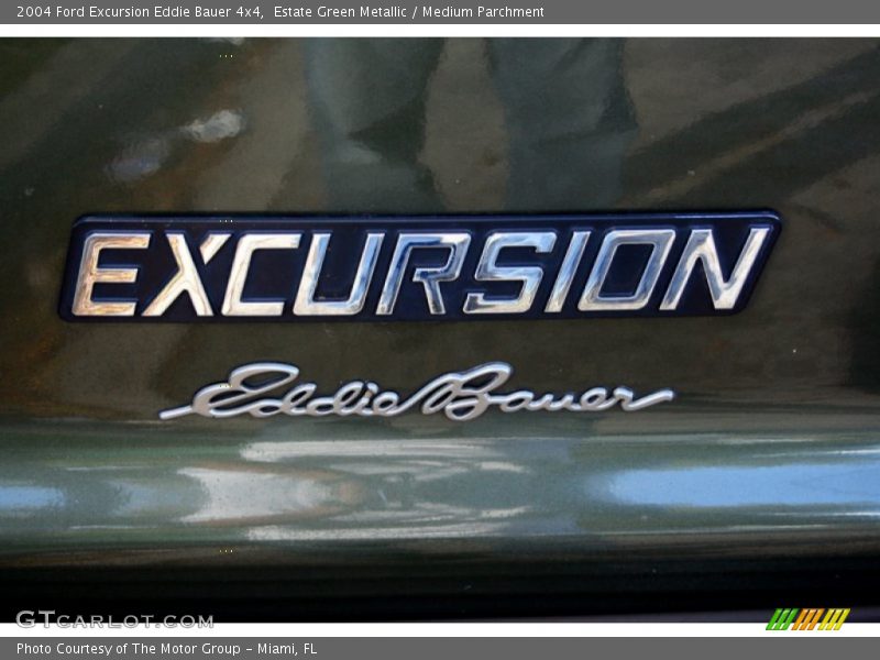 Estate Green Metallic / Medium Parchment 2004 Ford Excursion Eddie Bauer 4x4