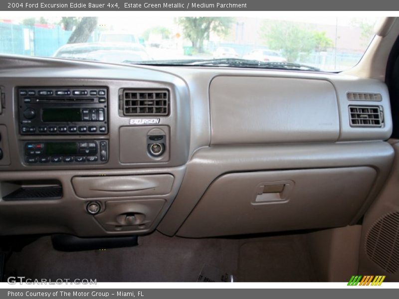 Estate Green Metallic / Medium Parchment 2004 Ford Excursion Eddie Bauer 4x4