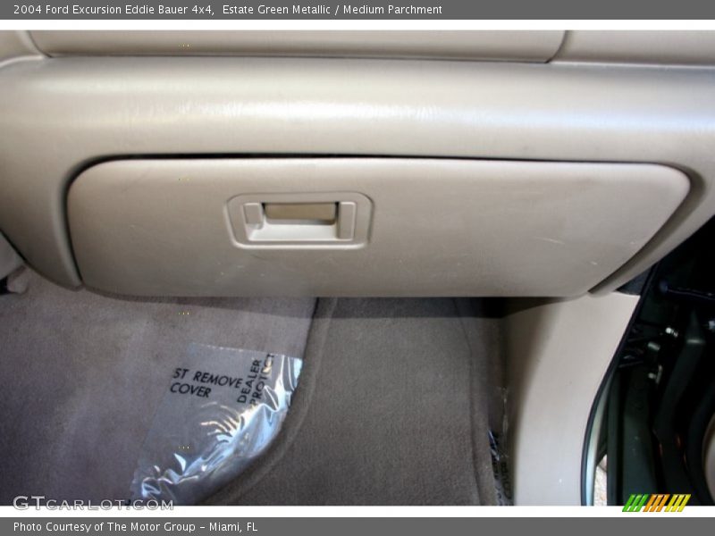 Estate Green Metallic / Medium Parchment 2004 Ford Excursion Eddie Bauer 4x4