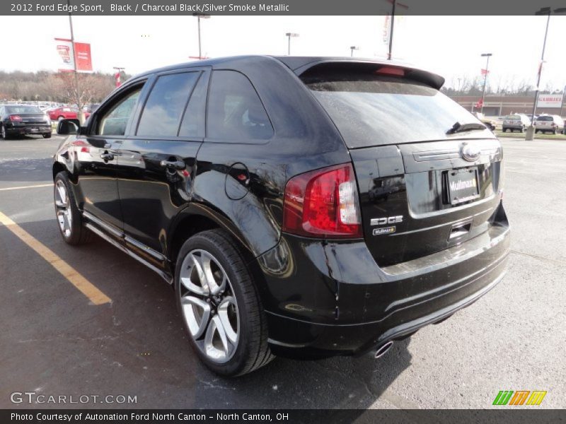 Black / Charcoal Black/Silver Smoke Metallic 2012 Ford Edge Sport