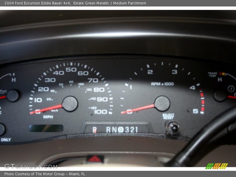 Estate Green Metallic / Medium Parchment 2004 Ford Excursion Eddie Bauer 4x4