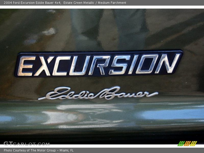 Estate Green Metallic / Medium Parchment 2004 Ford Excursion Eddie Bauer 4x4
