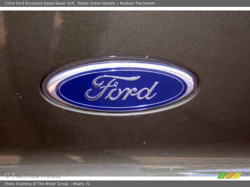 Estate Green Metallic / Medium Parchment 2004 Ford Excursion Eddie Bauer 4x4