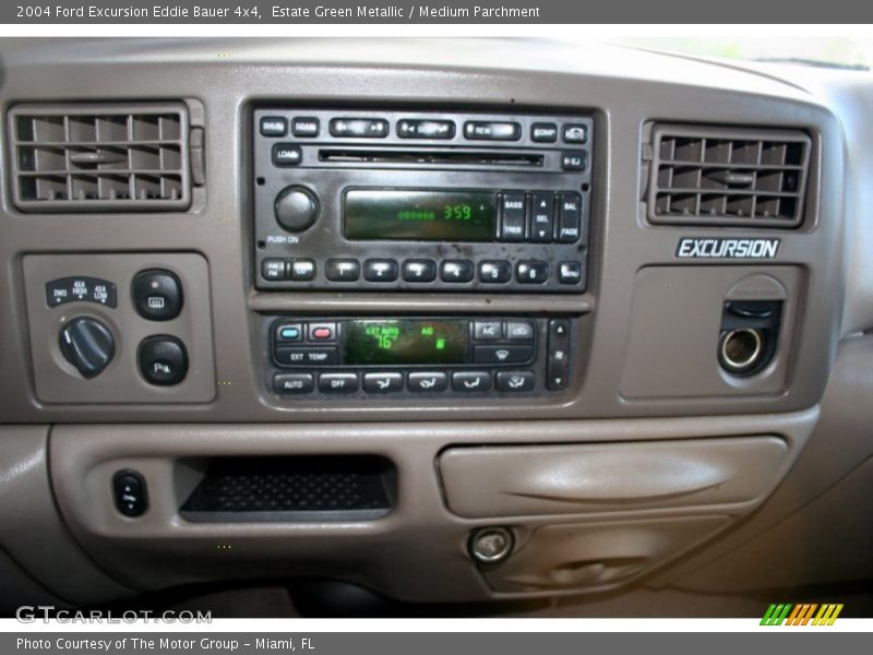 Estate Green Metallic / Medium Parchment 2004 Ford Excursion Eddie Bauer 4x4