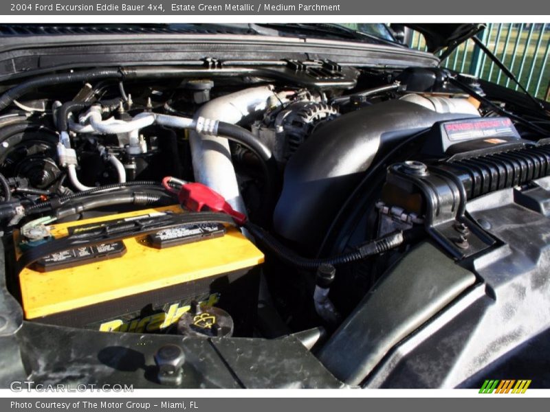 Estate Green Metallic / Medium Parchment 2004 Ford Excursion Eddie Bauer 4x4