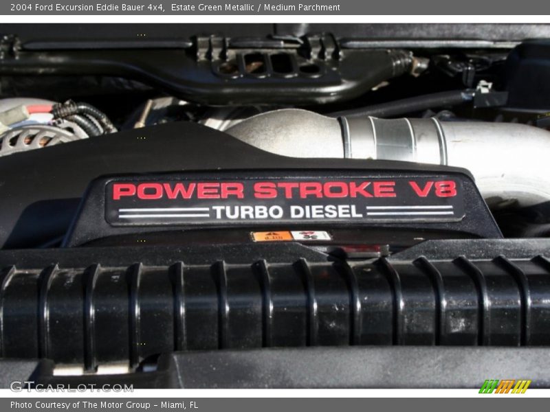 Estate Green Metallic / Medium Parchment 2004 Ford Excursion Eddie Bauer 4x4