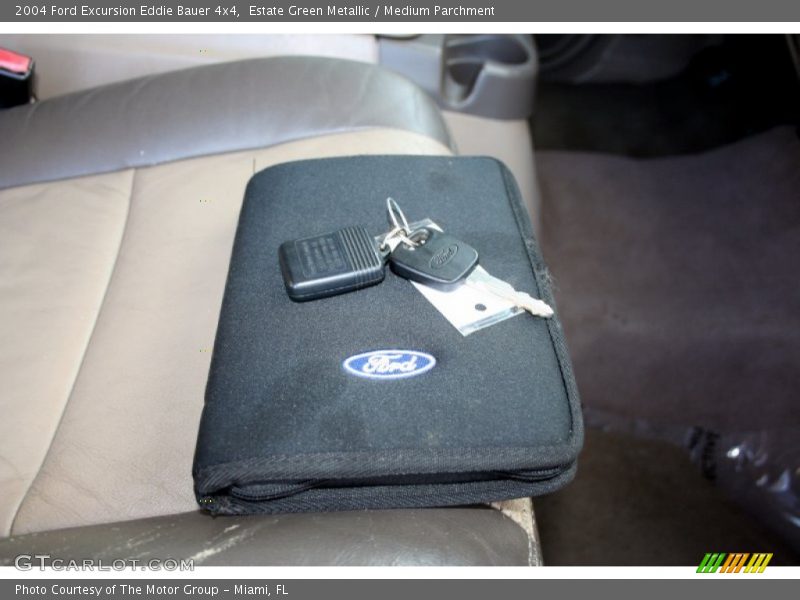 Estate Green Metallic / Medium Parchment 2004 Ford Excursion Eddie Bauer 4x4