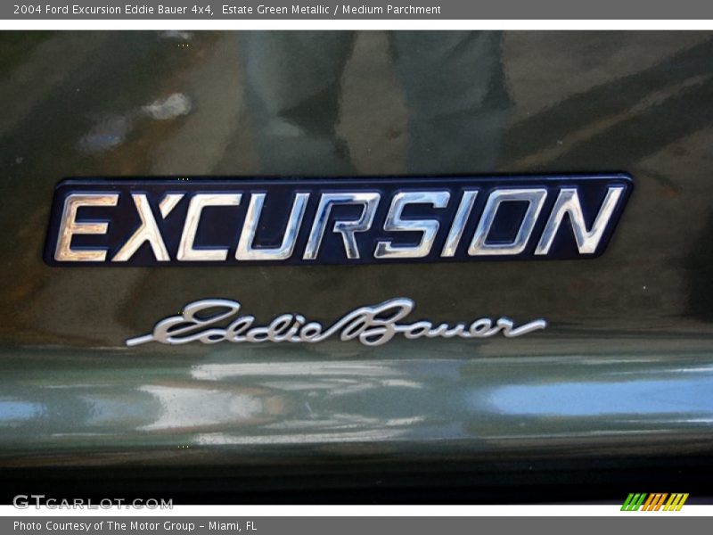 Estate Green Metallic / Medium Parchment 2004 Ford Excursion Eddie Bauer 4x4