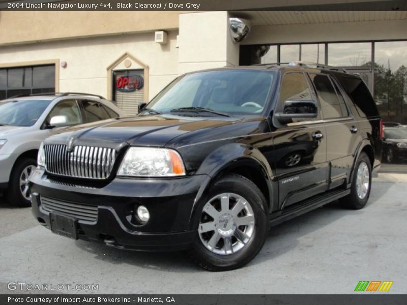 Black Clearcoat / Dove Grey 2004 Lincoln Navigator Luxury 4x4