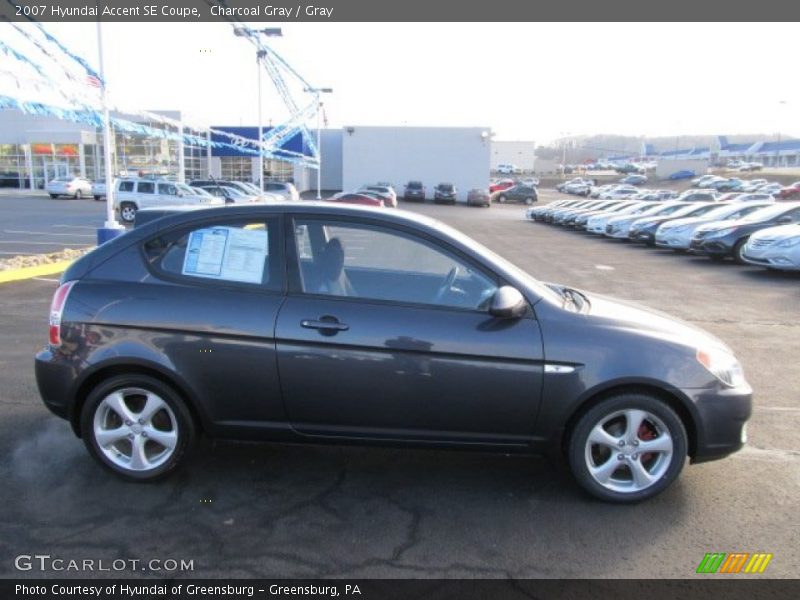 Charcoal Gray / Gray 2007 Hyundai Accent SE Coupe