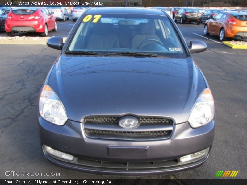 Charcoal Gray / Gray 2007 Hyundai Accent SE Coupe