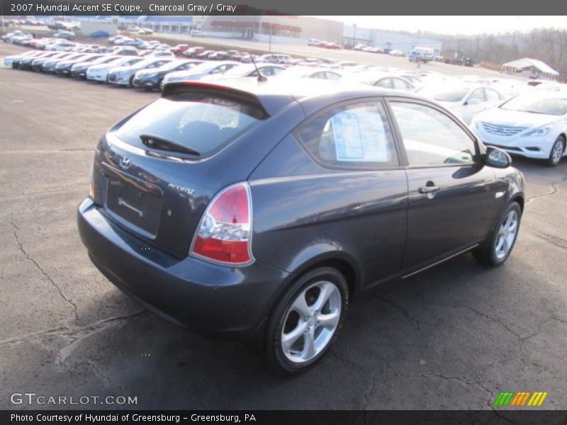 Charcoal Gray / Gray 2007 Hyundai Accent SE Coupe