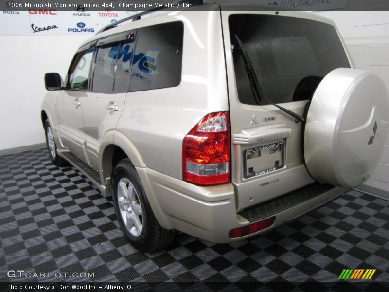 Champagne Metallic / Tan 2006 Mitsubishi Montero Limited 4x4