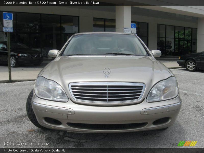 Desert Silver Metallic / Java 2000 Mercedes-Benz S 500 Sedan