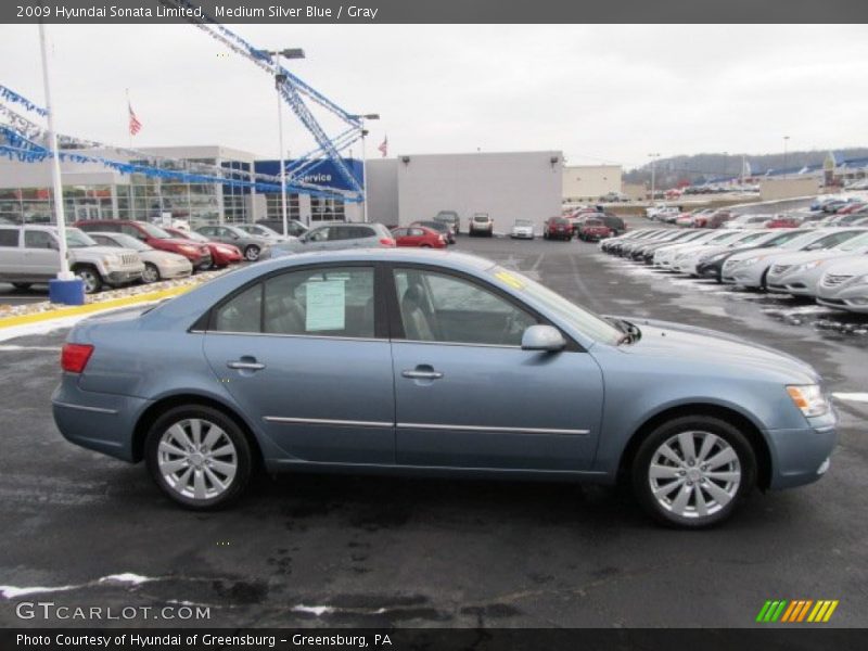 Medium Silver Blue / Gray 2009 Hyundai Sonata Limited