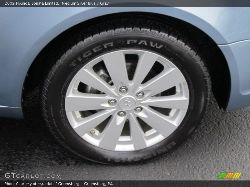 Medium Silver Blue / Gray 2009 Hyundai Sonata Limited