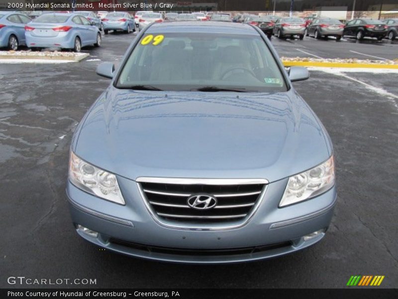 Medium Silver Blue / Gray 2009 Hyundai Sonata Limited