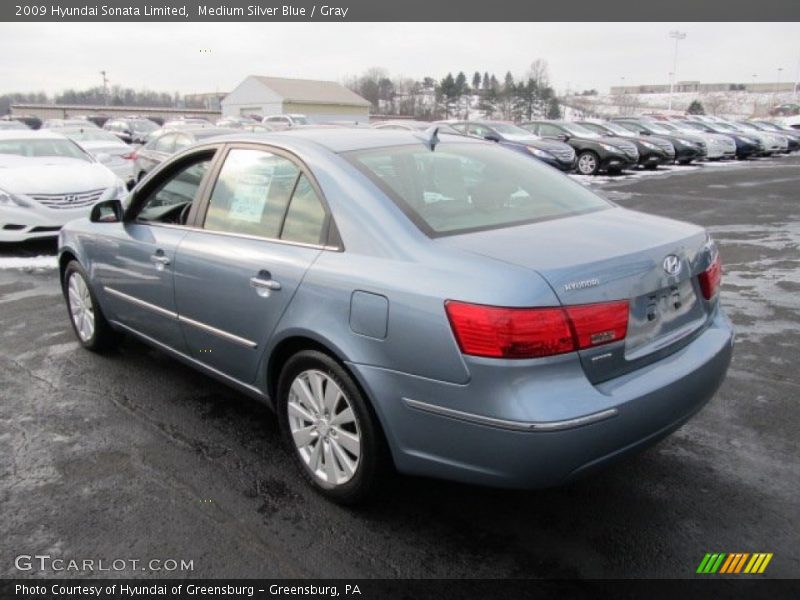 Medium Silver Blue / Gray 2009 Hyundai Sonata Limited