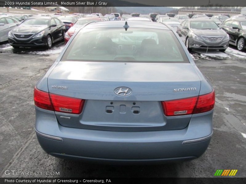 Medium Silver Blue / Gray 2009 Hyundai Sonata Limited