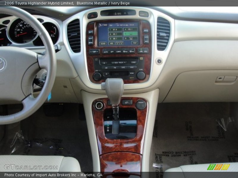 Bluestone Metallic / Ivory Beige 2006 Toyota Highlander Hybrid Limited