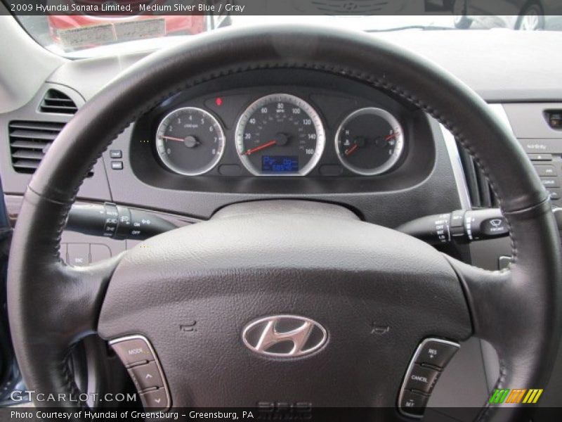 Medium Silver Blue / Gray 2009 Hyundai Sonata Limited