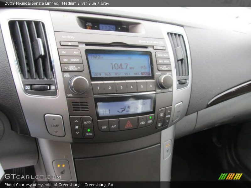 Medium Silver Blue / Gray 2009 Hyundai Sonata Limited