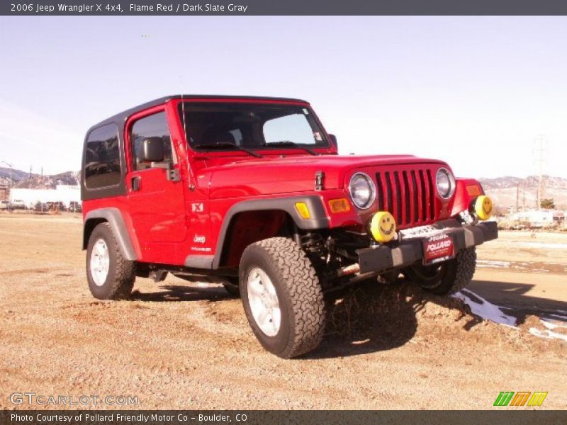  2006 Wrangler X 4x4 Flame Red