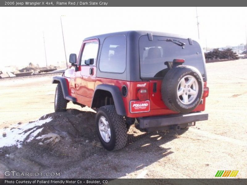 Flame Red / Dark Slate Gray 2006 Jeep Wrangler X 4x4