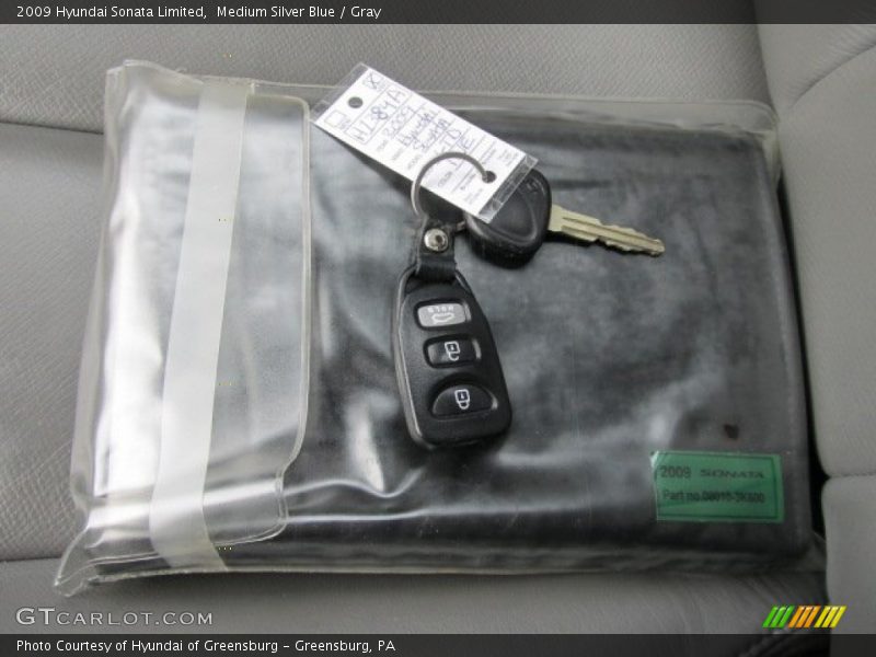 Medium Silver Blue / Gray 2009 Hyundai Sonata Limited