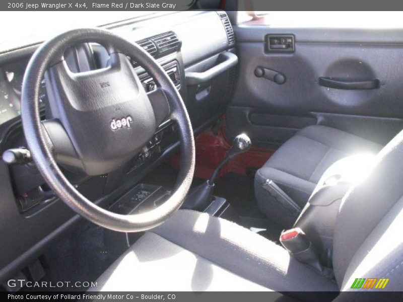 Flame Red / Dark Slate Gray 2006 Jeep Wrangler X 4x4