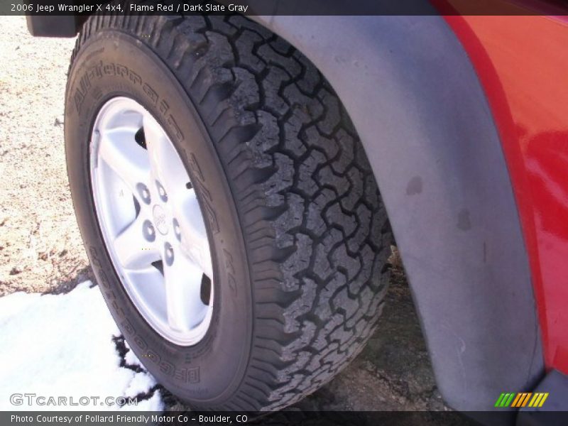 Flame Red / Dark Slate Gray 2006 Jeep Wrangler X 4x4