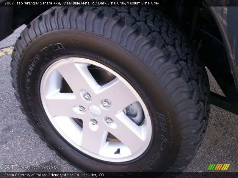Steel Blue Metallic / Dark Slate Gray/Medium Slate Gray 2007 Jeep Wrangler Sahara 4x4