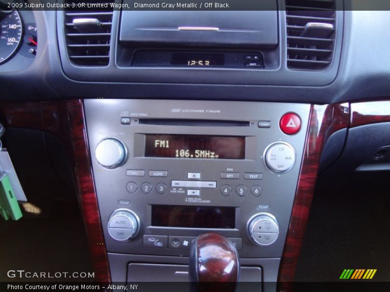 Diamond Gray Metallic / Off Black 2009 Subaru Outback 3.0R Limited Wagon