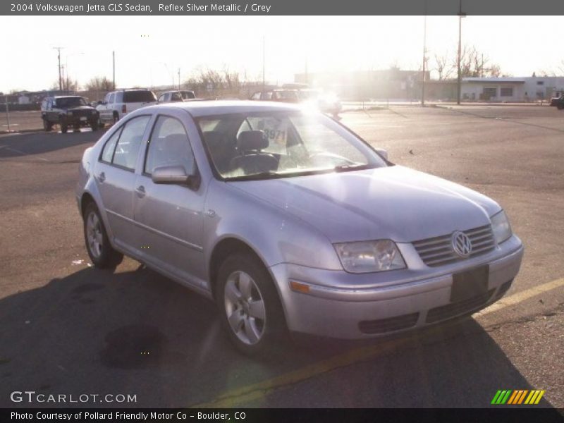 Reflex Silver Metallic / Grey 2004 Volkswagen Jetta GLS Sedan