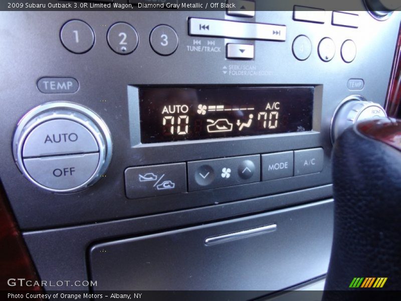 Diamond Gray Metallic / Off Black 2009 Subaru Outback 3.0R Limited Wagon