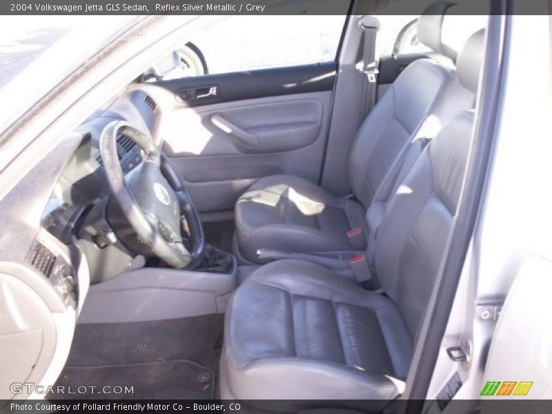 Reflex Silver Metallic / Grey 2004 Volkswagen Jetta GLS Sedan