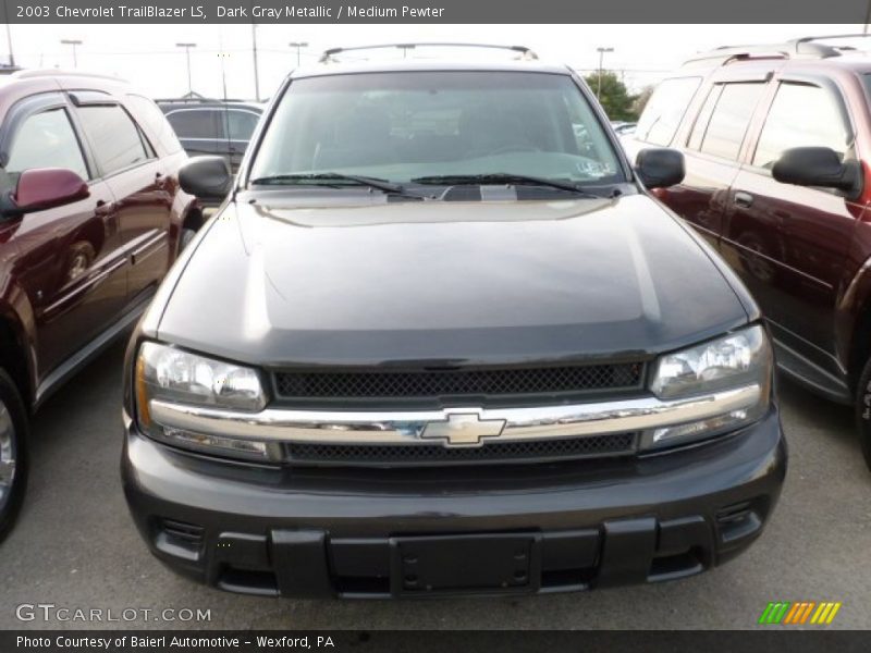Dark Gray Metallic / Medium Pewter 2003 Chevrolet TrailBlazer LS