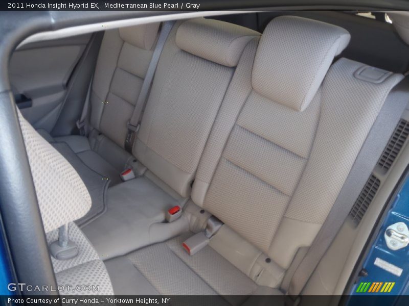 Mediterranean Blue Pearl / Gray 2011 Honda Insight Hybrid EX